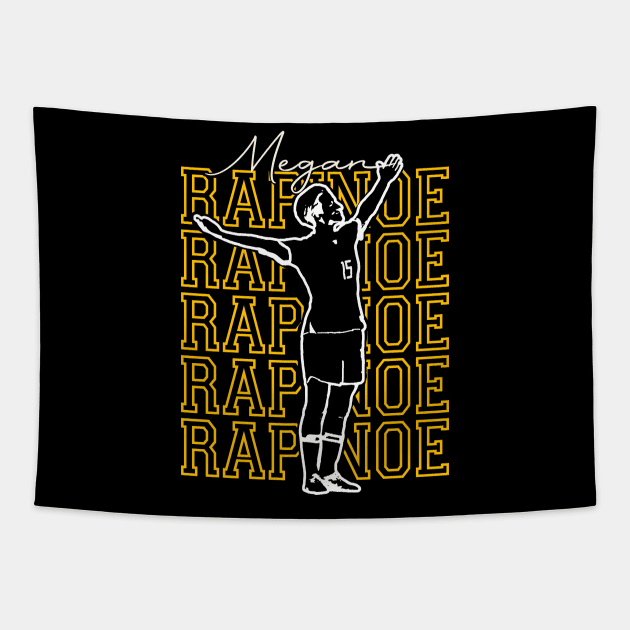 rapinoe fans Tapestry by SmithyJ88