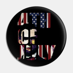 4th of July Pin