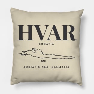 Hvar Croatia Pillow