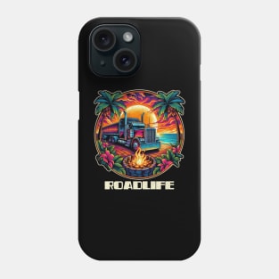 Tropical trucker roadlife Phone Case