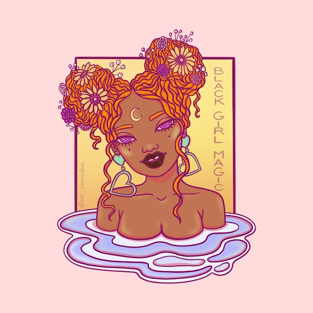 Black Girl Magic by @isedrawing