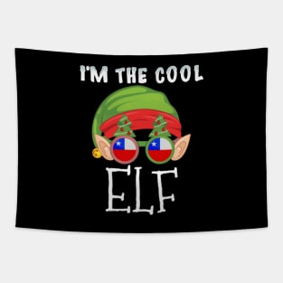 Christmas  I'm The Cool Chilean Elf - Gift for Chilean From Chile Tapestry