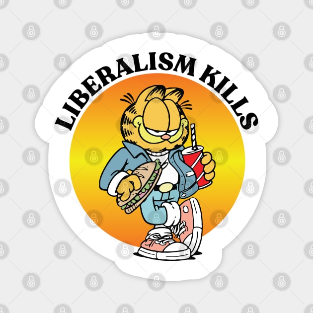 LIBERALISM KILLS Magnet by Greater Maddocks Studio