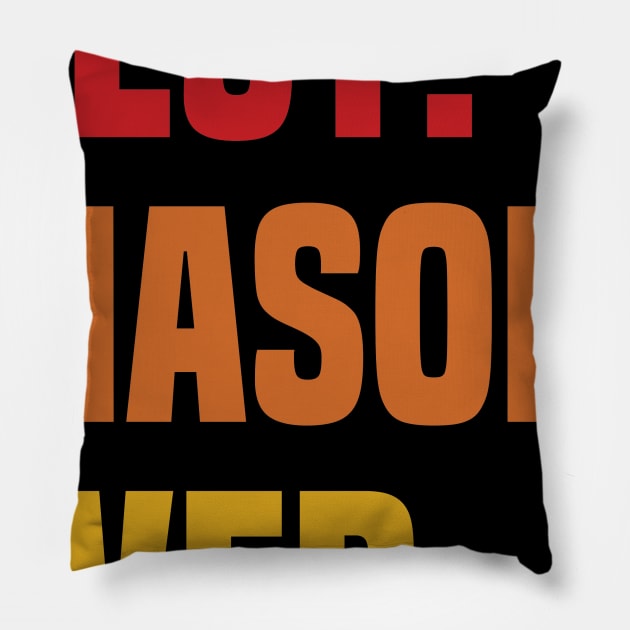 BEST MASON EVER ,MASON NAME Pillow by handmade store