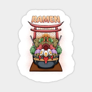 Ramen Illustration Magnet