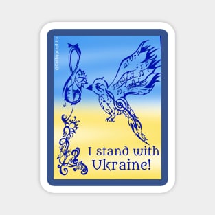 I stand with Ukraine Magnet