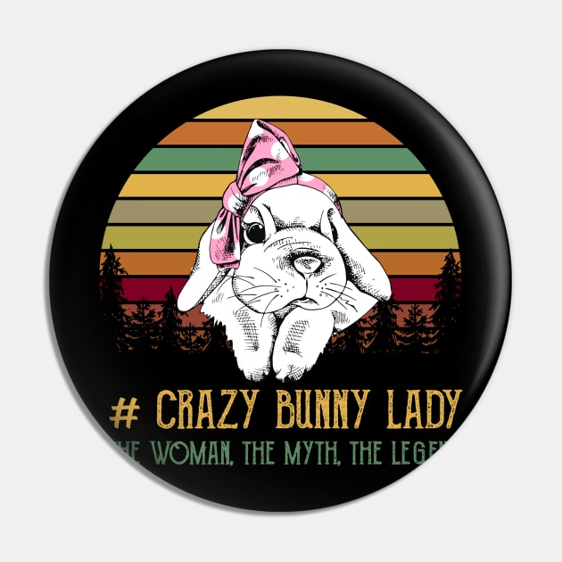 CRAZY BUNNY LADY Pin by Samono