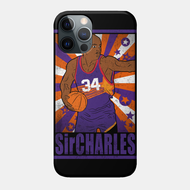 Barkley Basketball Sir Charles Phoenix 34 Legend - Charles Barkley - Phone Case