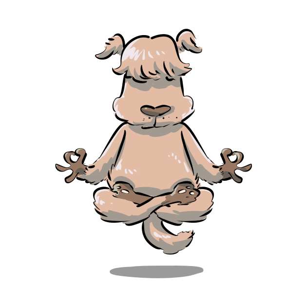 Yoga Spiritual Dog Pet Owners by PhantomDesign