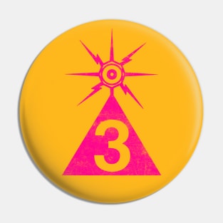 Spacemen 3 Band  \/\ Faded Style Retro Fan Design Pin