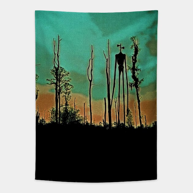 Woodland Siren Silhouette Tapestry by Ladycharger08