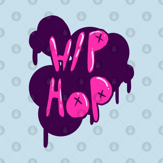 Pink Hip Hop Graffiti by yogisnanda