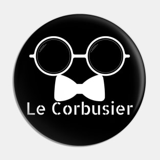 Le Corbusier iconic accessories illustration V2 Pin