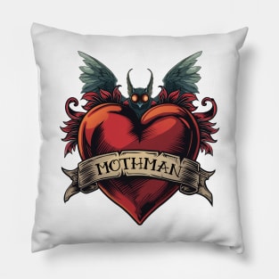 Mothman Tattoo Pillow