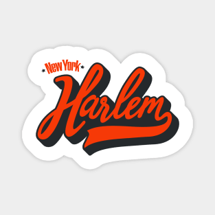 Harlem New York - Harlem Logo - Harlem Shirt Magnet