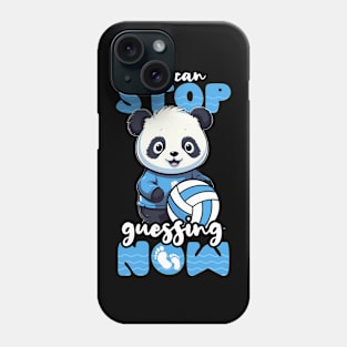 Volleyball Pregnancy Shirt | Can Stop Guessing Now Panda Phone Case