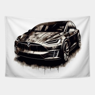 Tesla Model X Tapestry