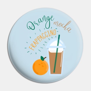 Orange Mocha Frappaccino Pin