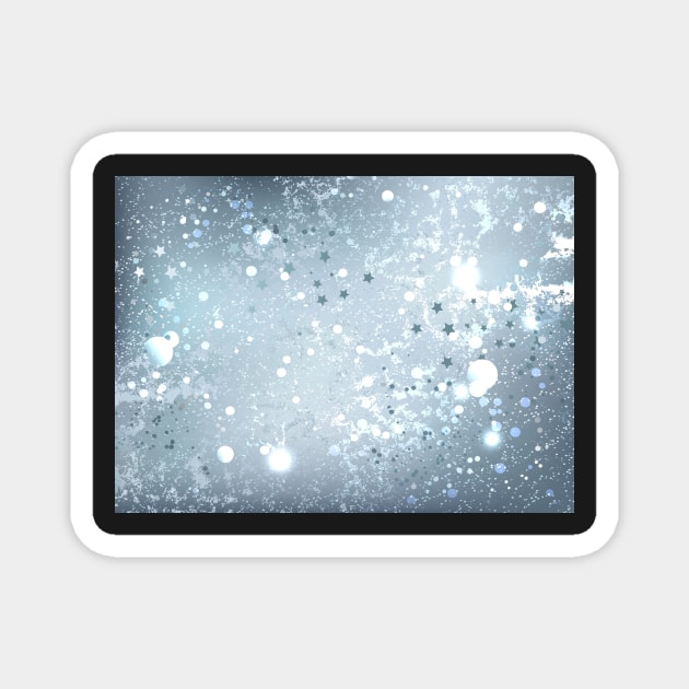 Blue Foil Background Magnet by Blackmoon9