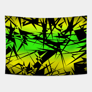 Jamaican Flag - Scratch Flag Design Tapestry