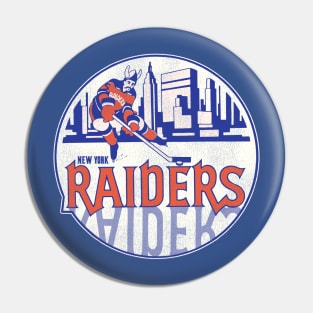 Defunct New York Raiders Hockey Team Pin