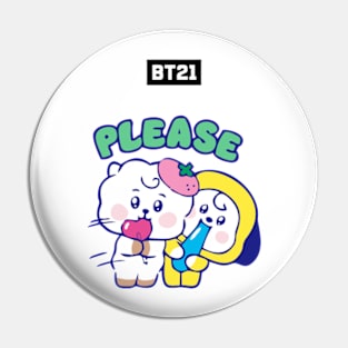 bt21 bts exclusive design 101 Pin