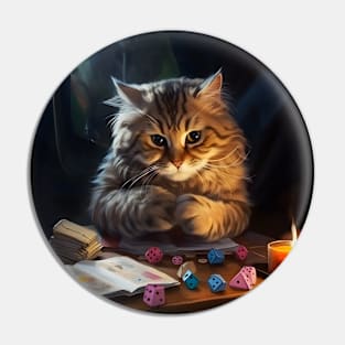 Ginger Cat Board gamer Pin