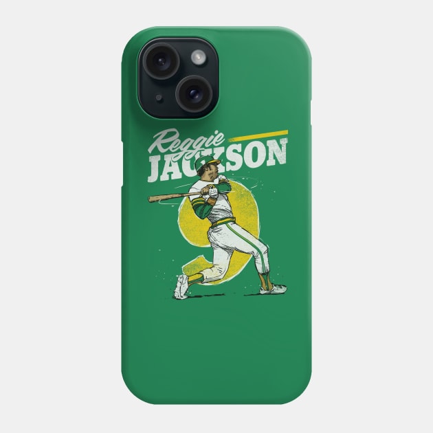 Reggie Jackson Oakland Retro Phone Case by ganisfarhan