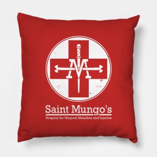 Saint Mungo's (Back Print Version) Pillow