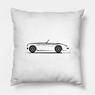 Austin Healey 100 1955 Black Pillow