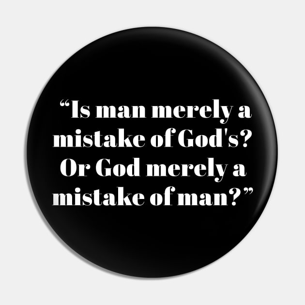 Friedrich Nietzsche Quote Pin by n23tees