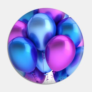 Wedding Balloons Pin