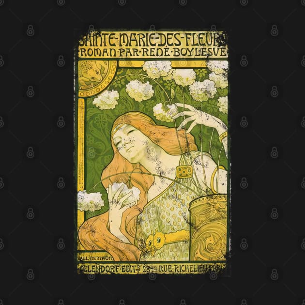 Art Nouveau - Paul Berthon Alphonse Mucha Vintage by AltrusianGrace