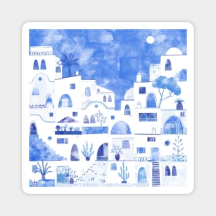 Santorini Magnet