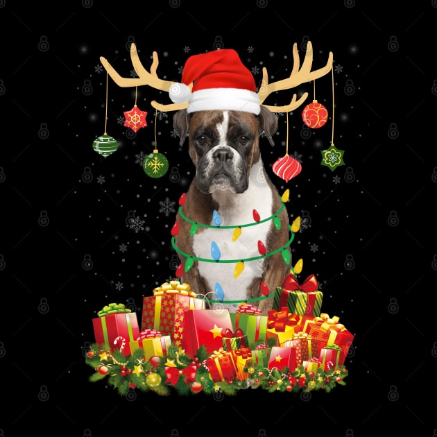 Boxer Christmas Gift t-shirt Dog Lover Christmas Gift by CoolTees