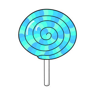 Pastel blue lollipop T-Shirt