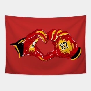 Travis Kelce - Heart Tapestry