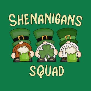 Shenanigans Squad St Patricks Day with My Gnomies T-Shirt