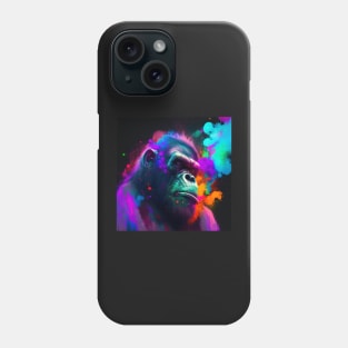 Psychadellic Gorilla 01 Phone Case