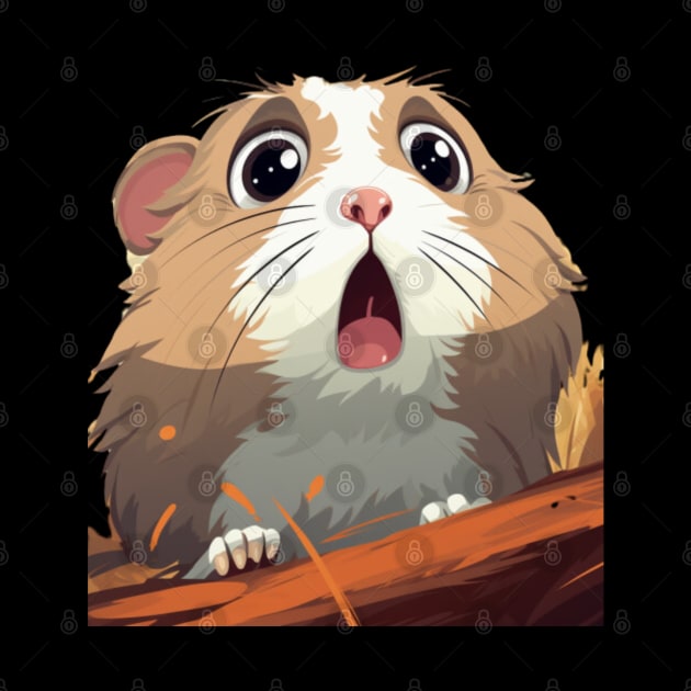 Scared Hamster Meme, gift present ideas by Pattyld