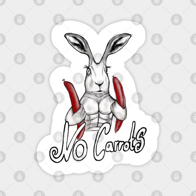 No carrots Magnet by msmart