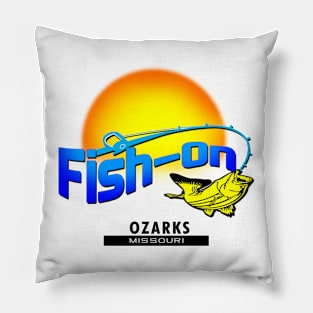 Fish On Ozarks Pillow