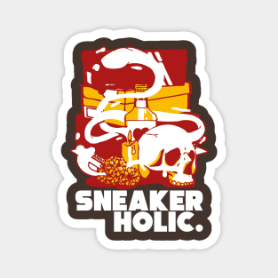 Sneaker Holic Midas Gold Retro Art Magnet