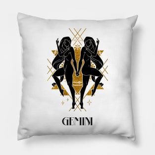 Gemini zodiac sign Pillow