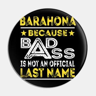 BARAHONA Pin