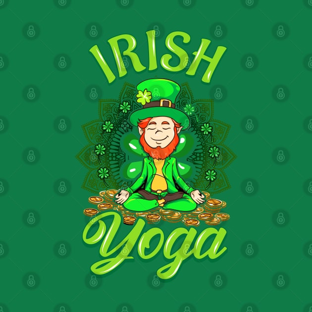Irish Yoga Leprechaun St Patricks Day Ireland by E