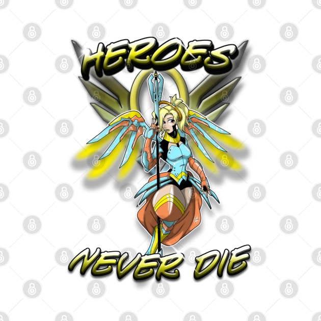 Mercy, heroes never die by EnegDesign
