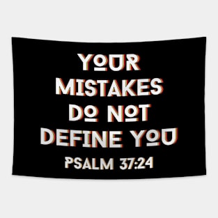 Your Mistakes Do Not Define You | Christian Typography Tapestry