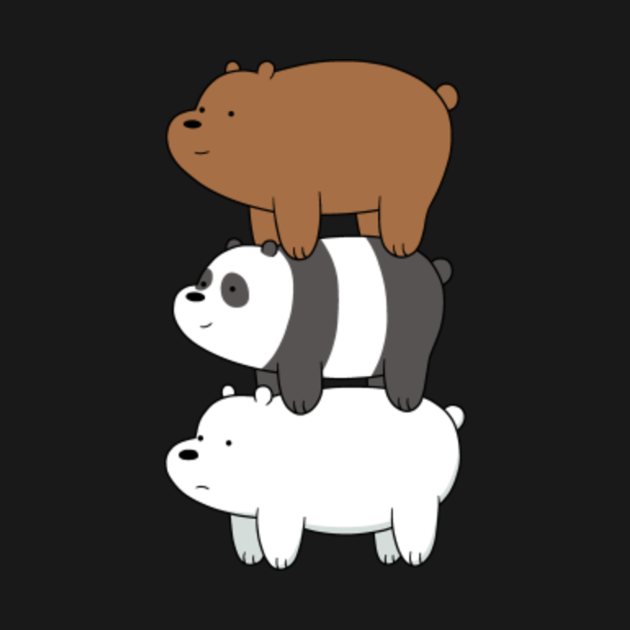 We Bare Bears Fanart Panda Grizzly And Ice Bear We Bare Bears Cartoon