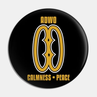 Adwo | Adinkra Symbol | African | African American | Black Lives Pin